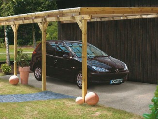 Anlehn-Carport