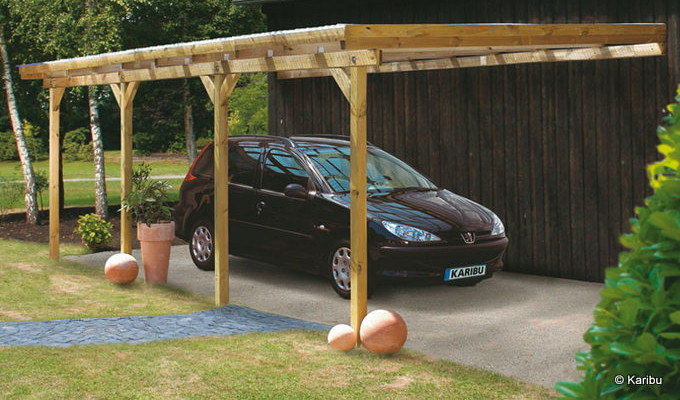 Anlehn-Carport