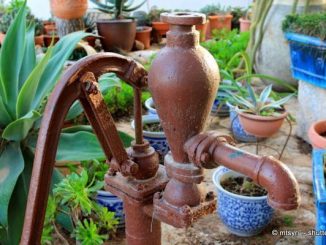 Garten Wasserpumpe