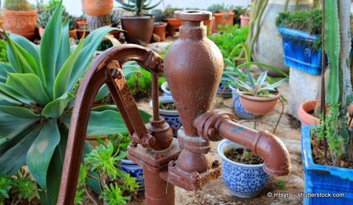 Garten Wasserpumpe