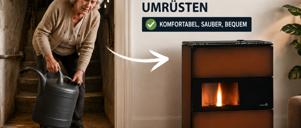 Ölofen auf zentrale Ölversorgung umrüsten