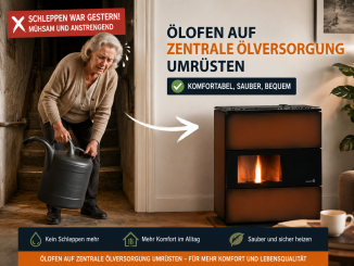 Ölofen auf zentrale Ölversorgung umrüsten
