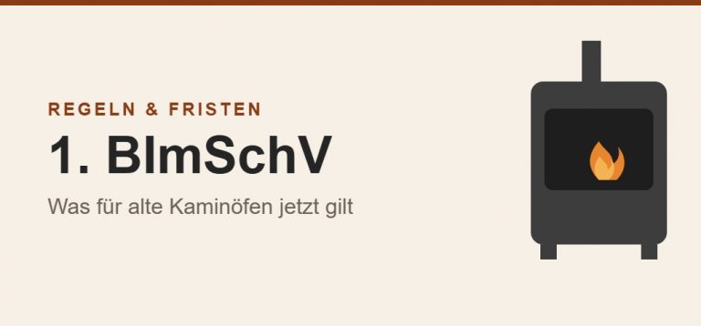 1. BImSchV: Darf Ihr alter Kaminofen noch weiterlaufen?