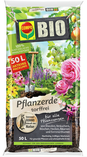 COMPO Bio Pflanzerde torffrei 50L