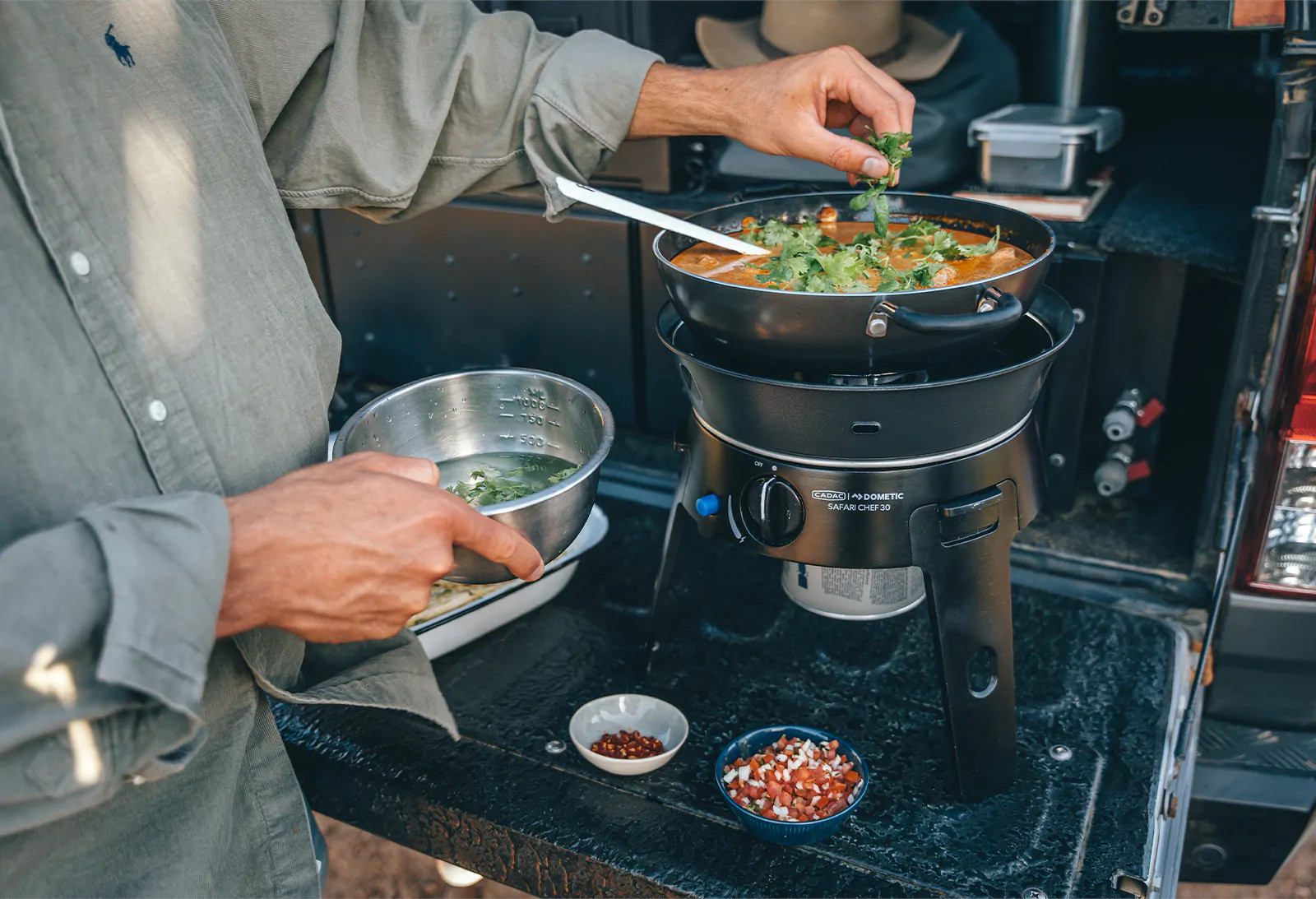 Cadac Campinggrill Safari Chef 30 LP Deluxe 30mbar Cadac Campinggrill Safari Chef 30 LP Deluxe 30mbar