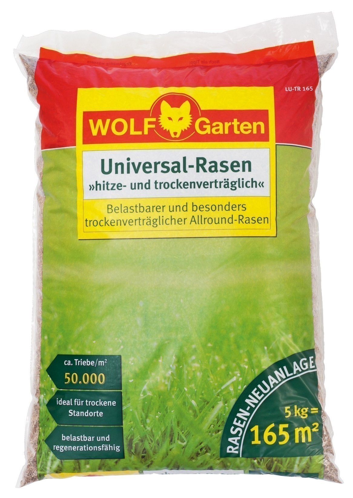 Wolf Garten Rasensamen / Saatgut Mediterraneo LU-TR 165 für 165 m²