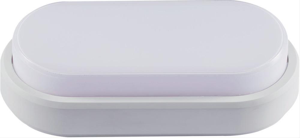 LED Armatur oval 10W 4000K IP54 weiß