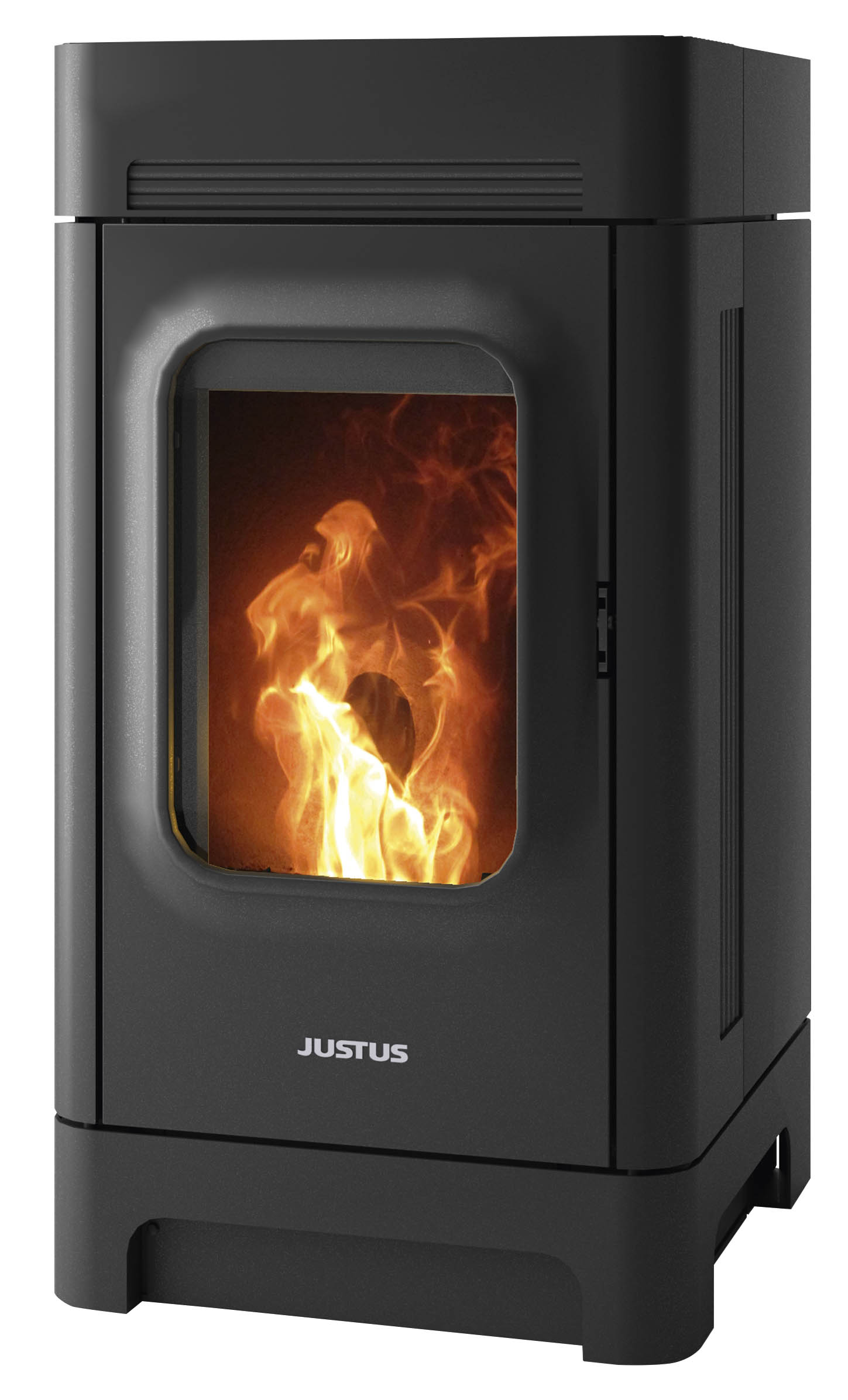 Pelletofen Justus Canis Stahl Schwarz 6 kW
