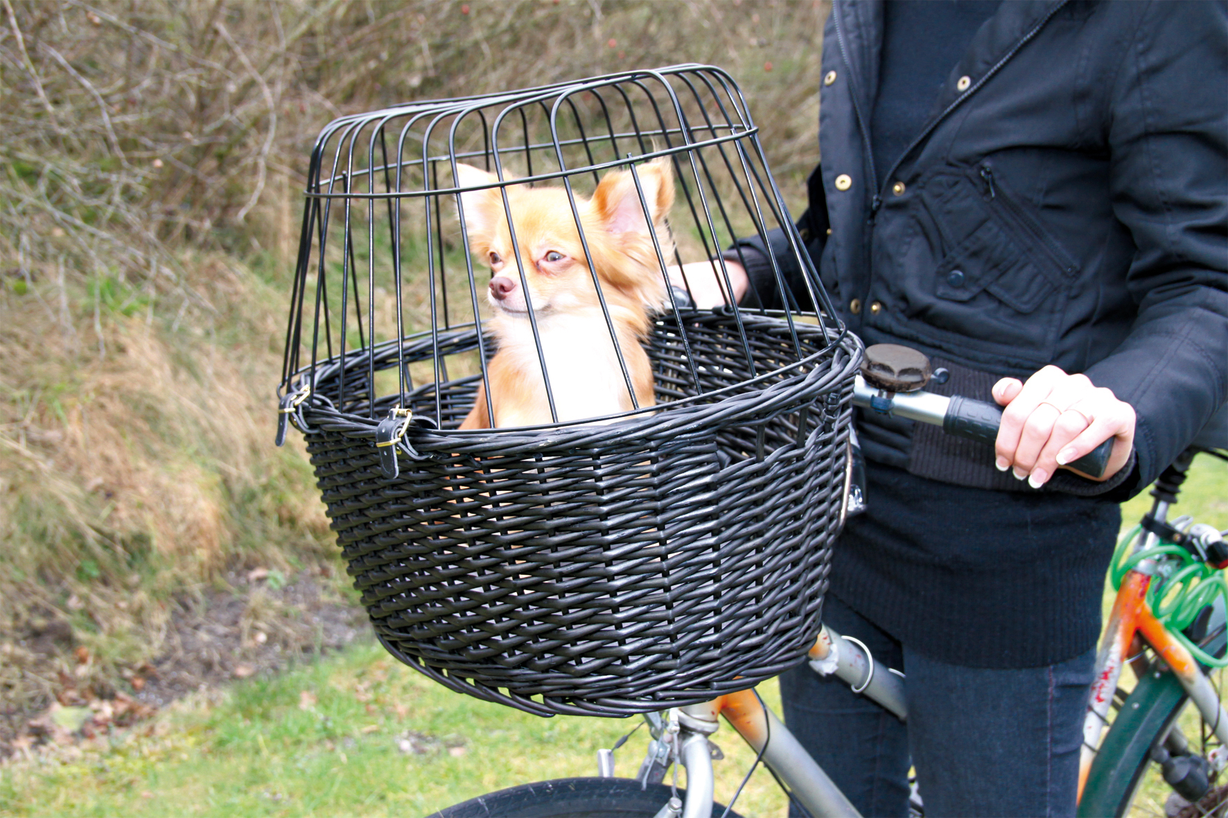 B-Ware Front-Fahrradkorb für Tiere mit Gitter TRIXIE schw. 50x35x41cm B-Ware Front-Fahrradkorb für Tiere mit Gitter TRIXIE schw. 50x35x41cm