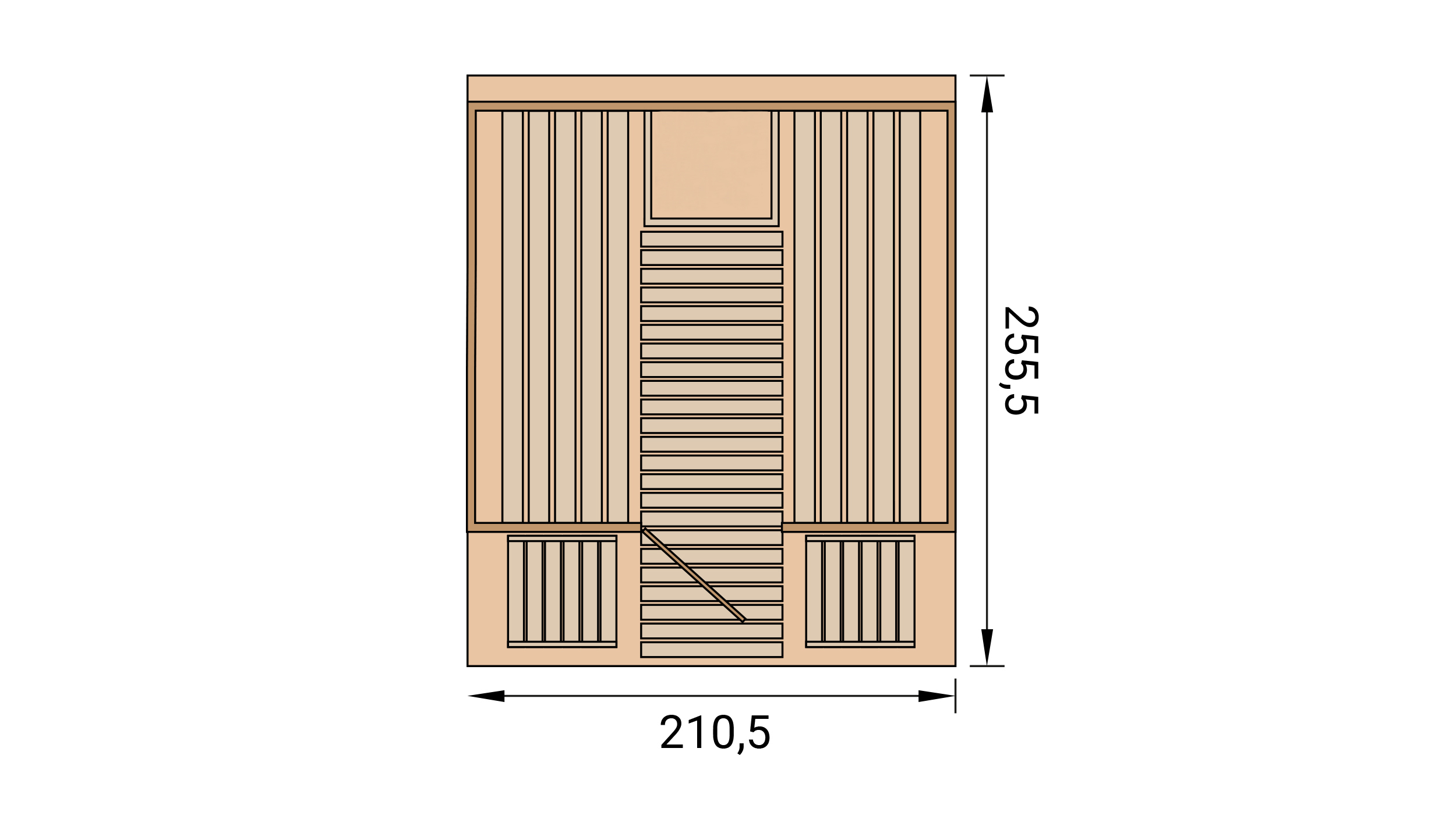 Weka Fasssauna FS 198 ohne Ofen Weka Fasssauna FS 198 ohne Ofen