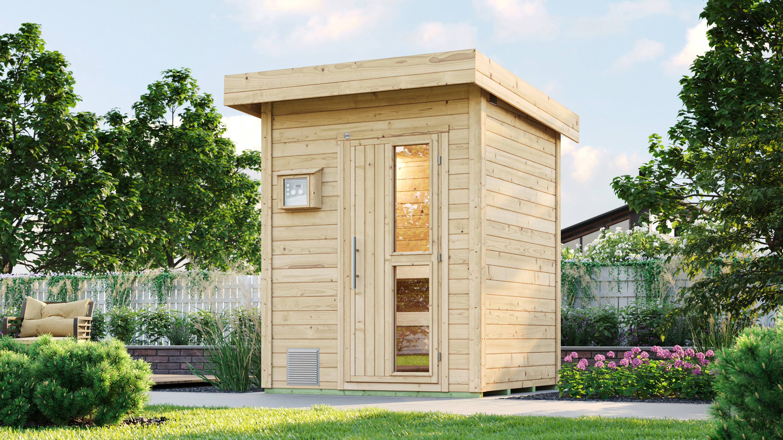 Weka Saunahaus NAANTALI 9,0 kW BioS natur