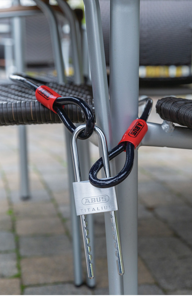 ABUS Vorhängeschloss Titalium 64TI/20 Twins B/SB