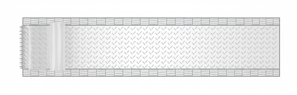 Klettband weiss (Hakenband) selbstklebend – 20 mm Breite – Meterware