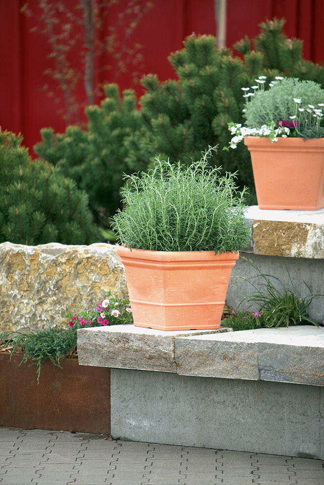 Geli Blumentopf / Pflanztopf Parma 50x50cm impruneta