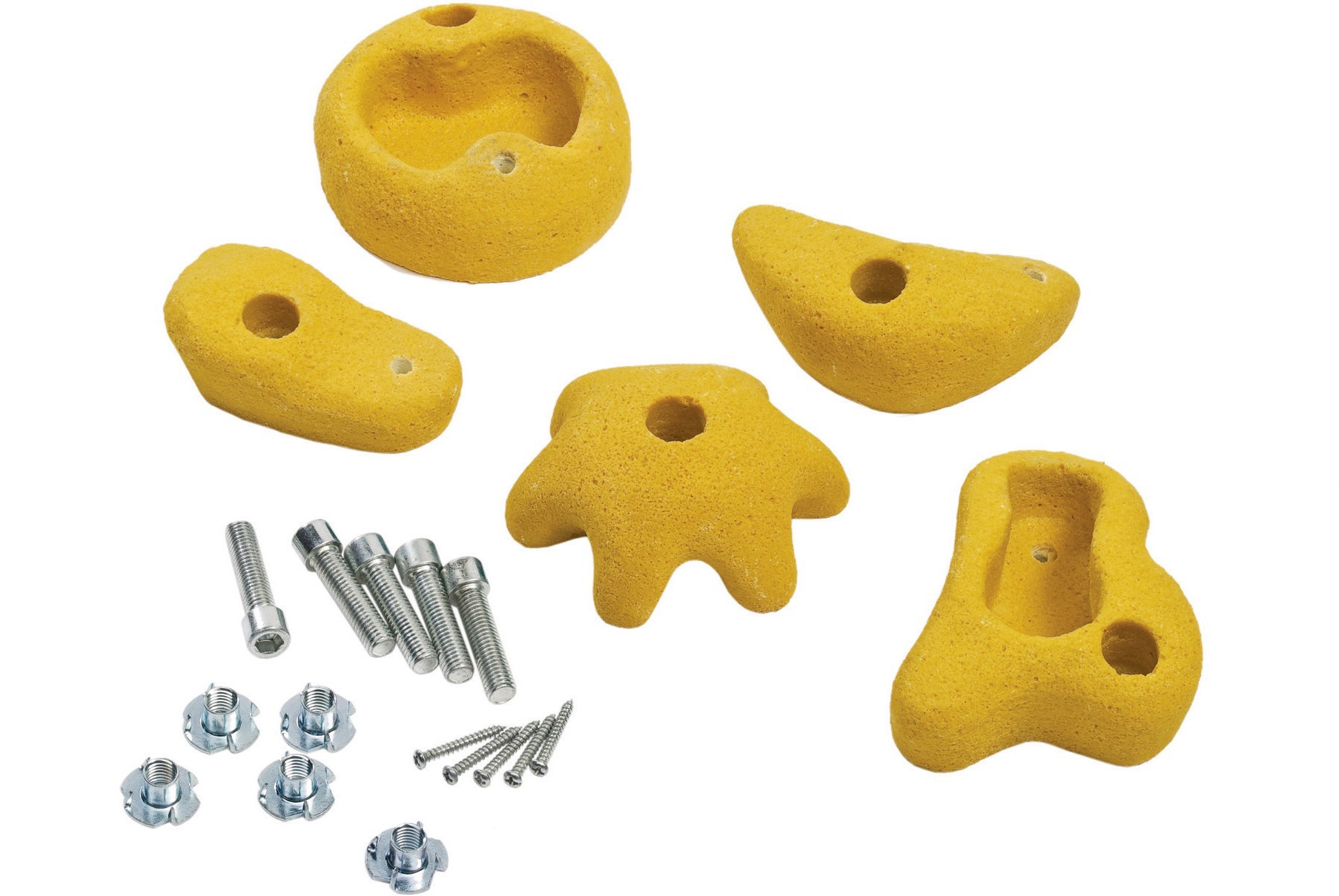 Klettersteine gelb 5 Stück Ø 100-120mm