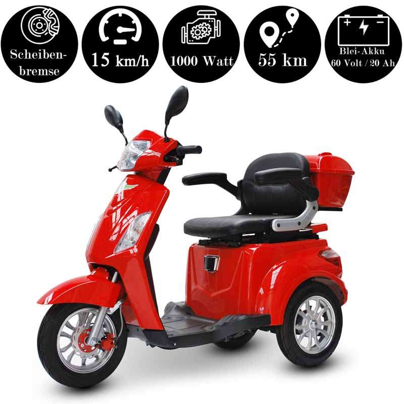 Seniorenmobil Vitale 5.00 BG 15Kmh blau Elektromobil Rentnermobil
