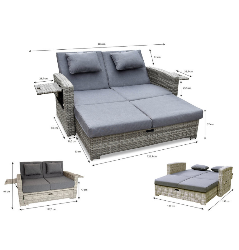 bellavista® Multifunktionsliege Begur Home & Garden®