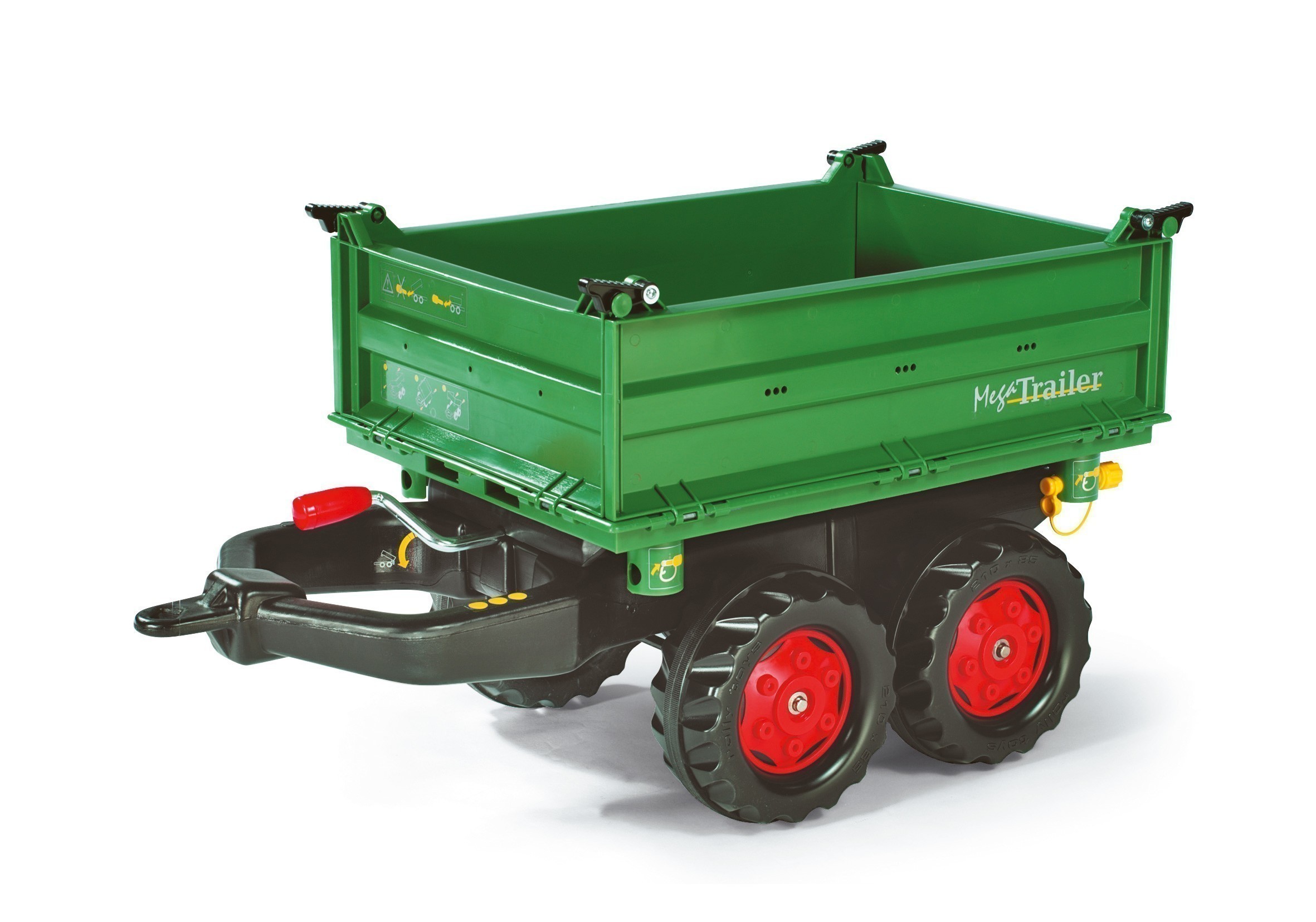 Anhänger für Tretfahrzeug rolly Mega Trailer Fendt-grün - Rolly Toys