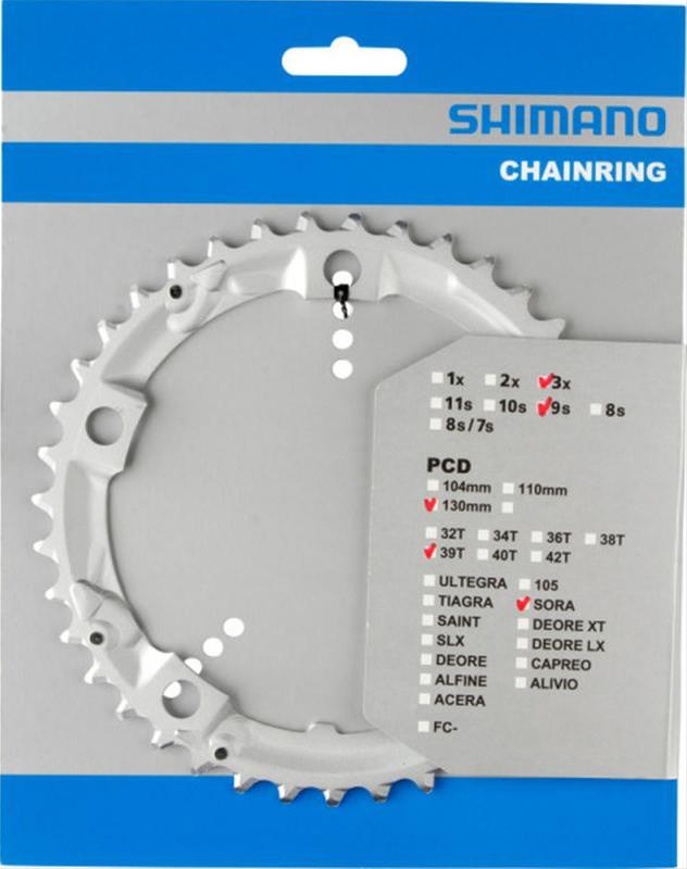 Kettenblatt Shimano 39 Zähne