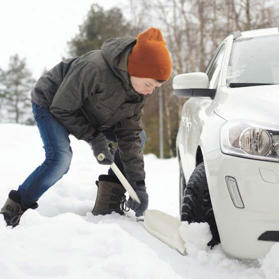 FISKARS Schneeschaufel / SnowXpert Autoschaufel