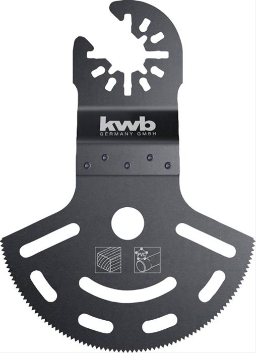 KWB Tiefschnitt-Tauchsägeblatt halbrund CV 80 mm