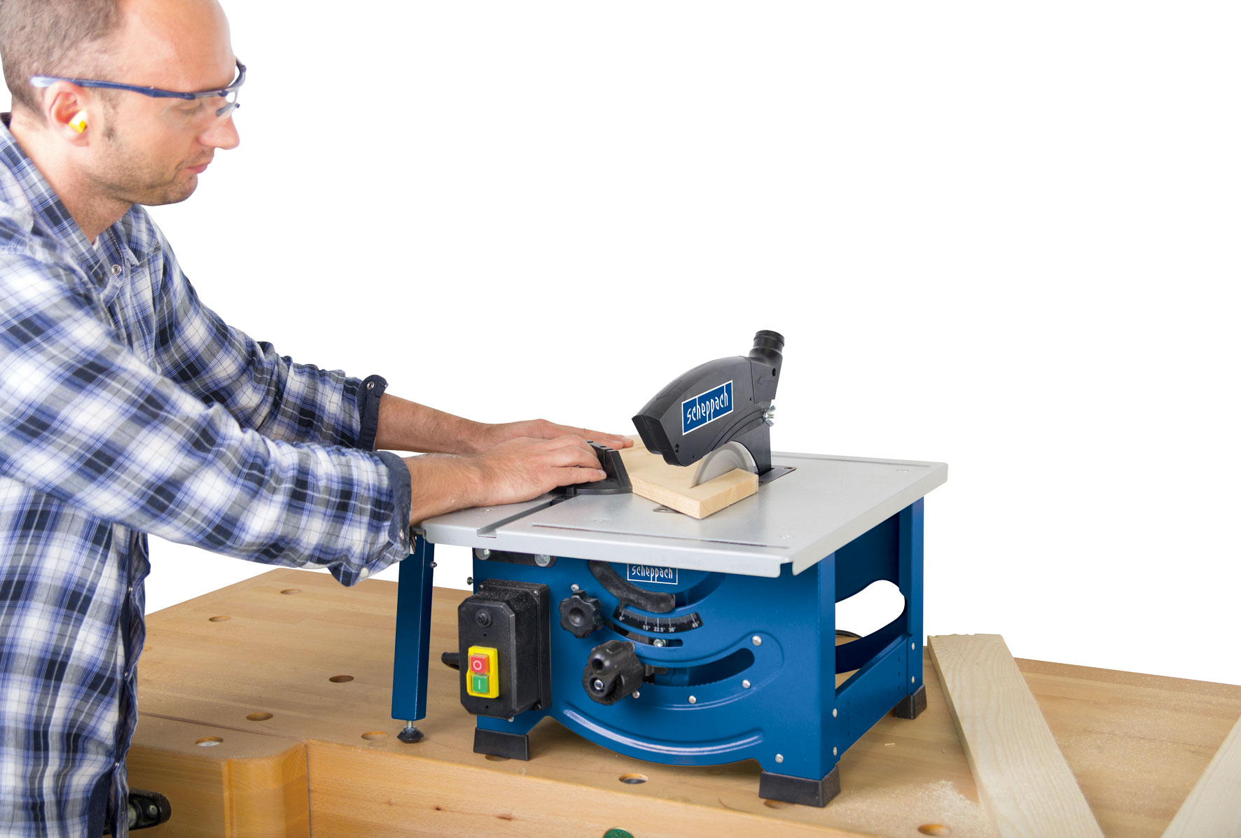Scheppach Tischkreissäge HS80 230V 1200 W Ø 210mm