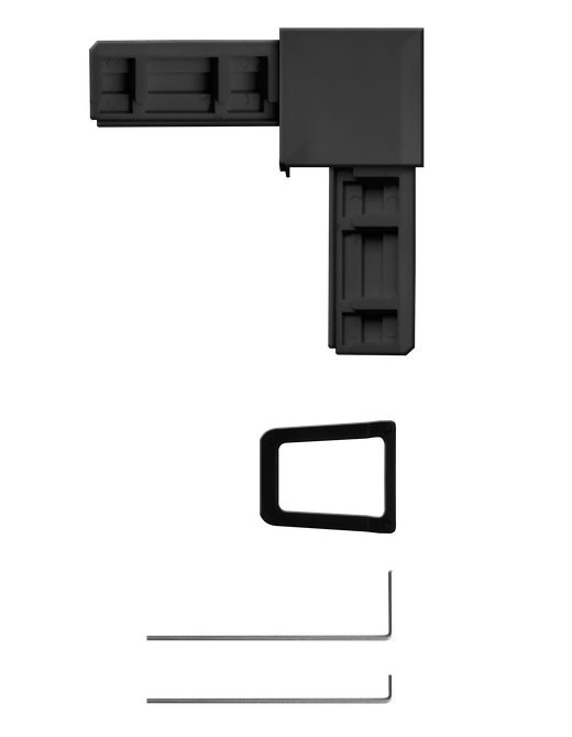 Eckverbinder Set für Fliegengitter System Plus Schellenberg anthrazit