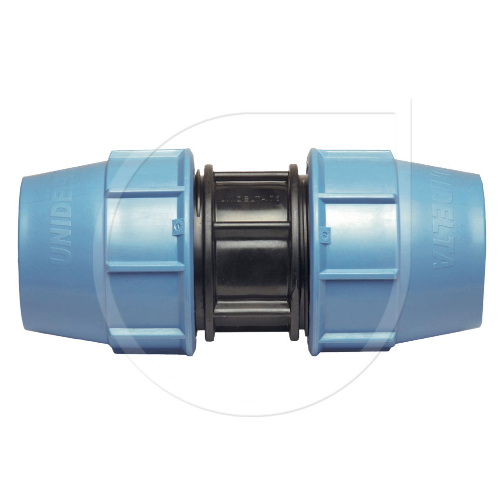 Unidelta Klemmfitting PN16 Kupplung für PE-Rohr Ø25x25