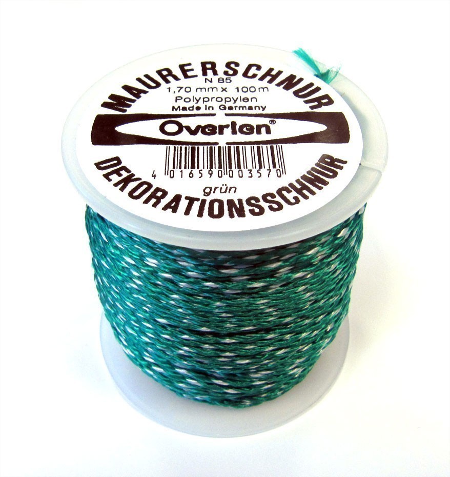 Maurerschnur PP 1,7mm 100m grün Overmann