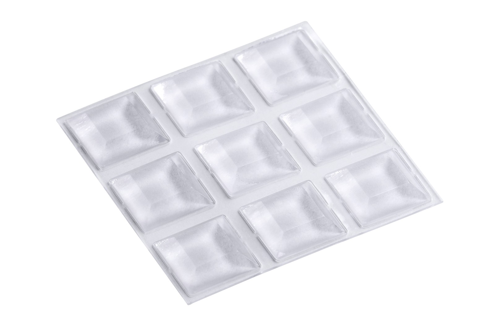 Metafranc Anti-Rutsch-Pads 13 x 13 mm, transparent, 15 Stück