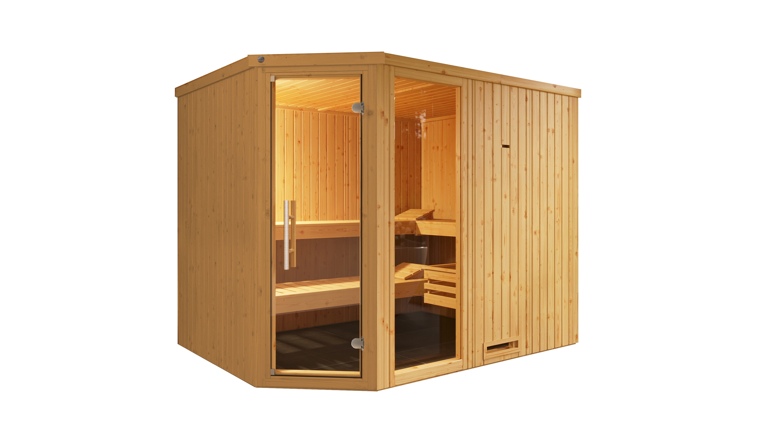 Weka Ecksauna VARBERG 4 GTF Weka Ecksauna VARBERG 4 GTF