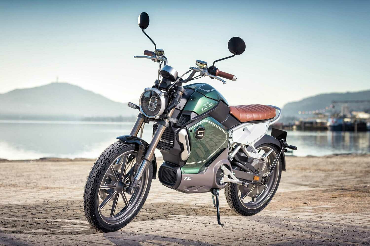 Super Soco TC ECO E Motorrad 45 km h schwarz