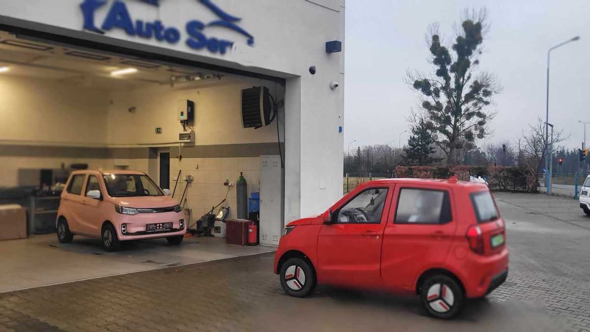 Mopedauto 45Km/h Jinpeng Amy 5-Türen 4-Sitzer
