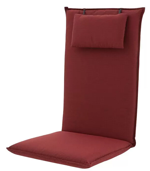 Doppler Auflage / Polster HL ELEGANT bordeaux 119x48x6cm D.2428