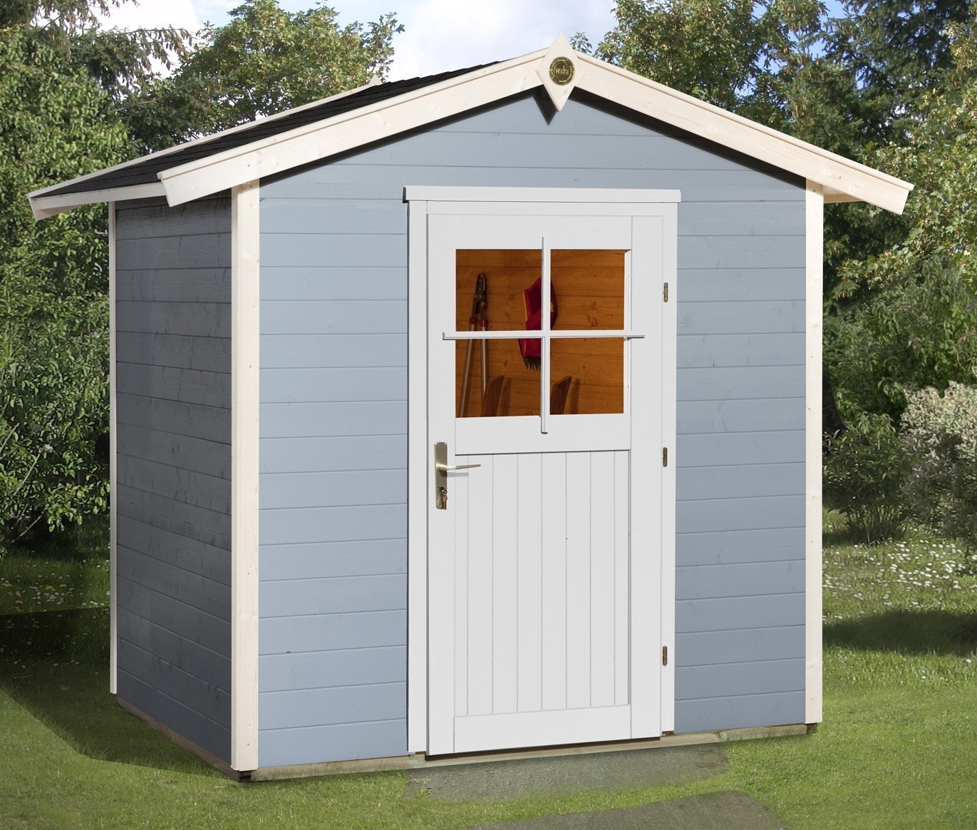 weka Gartenhaus 223 Gr.1, grau, 21 mm, ET