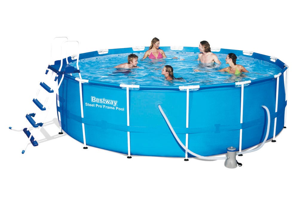 Pool / Frame Pool Bestway Steel Pro Max Komplett-Set Ø 457x122cm