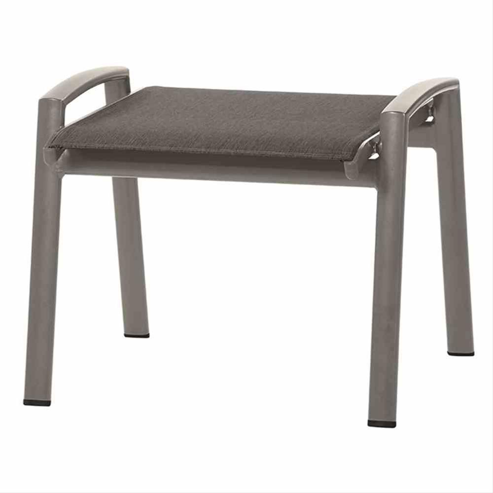 Gartenhocker Siena Garden Savina Alu graphit / grau