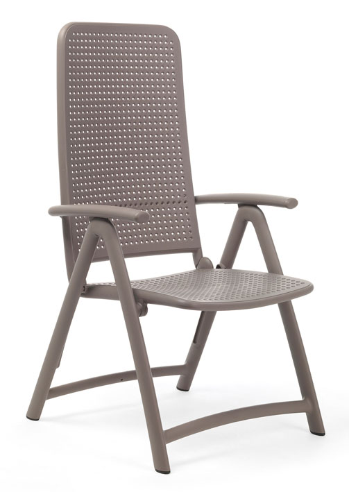 Nardi Gartensessel / Klappsessel Darsena Kunststoff tortora