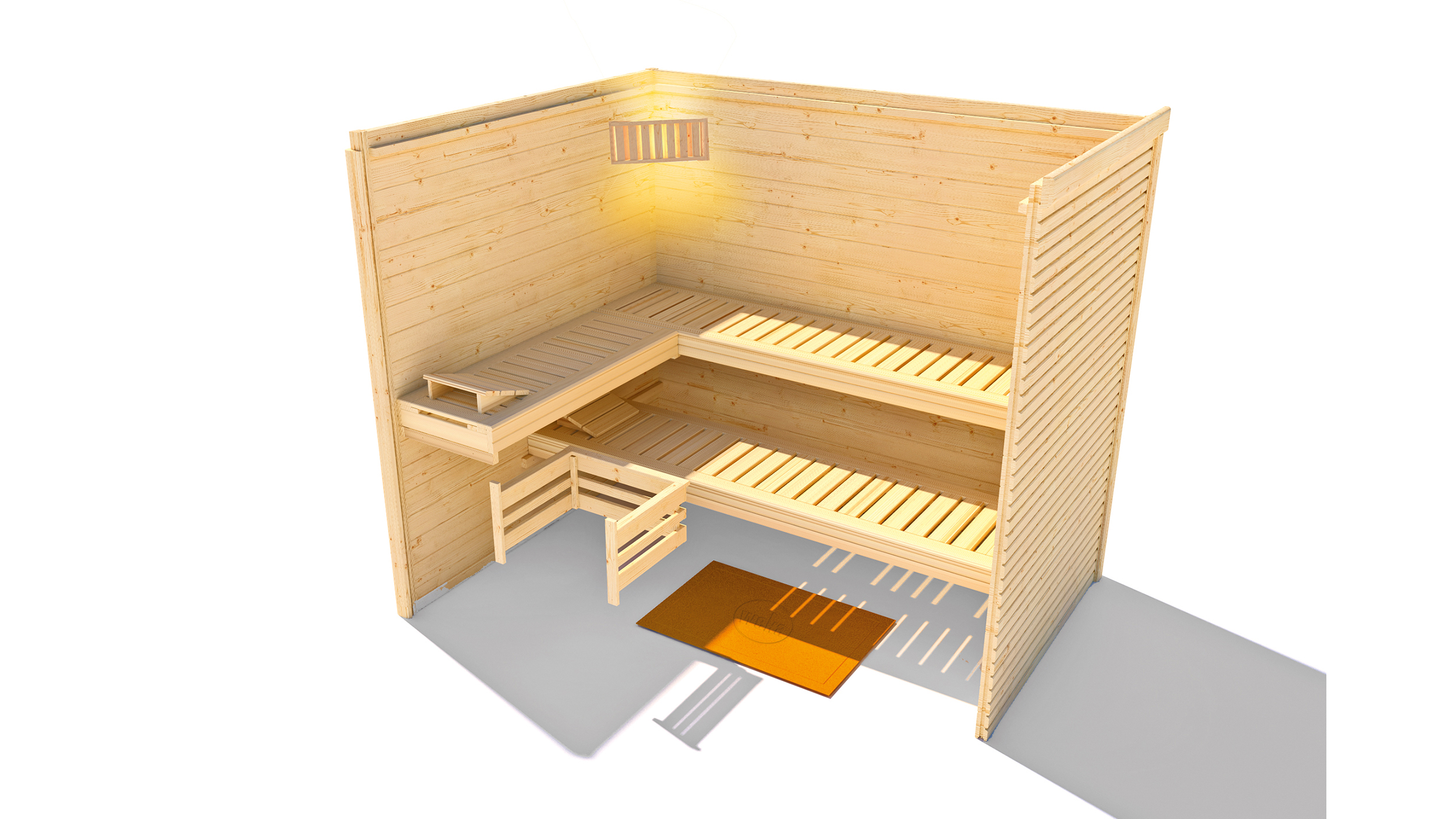 Weka Sauna CUBILIS ECK Gr.3 All-In