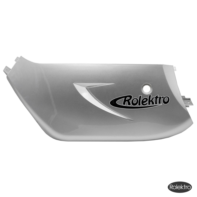 Rolektro Verkleidung : Trittfläche rechts, silber - neue Version