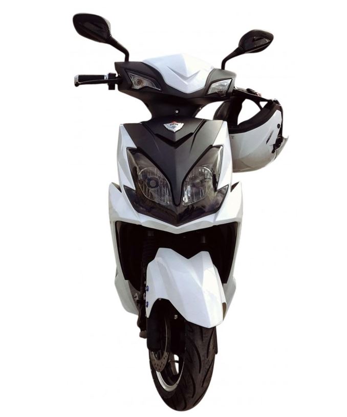 Elektroroller Falcon - Falk 45Km/h - 3.4 weiss Lithium Akku