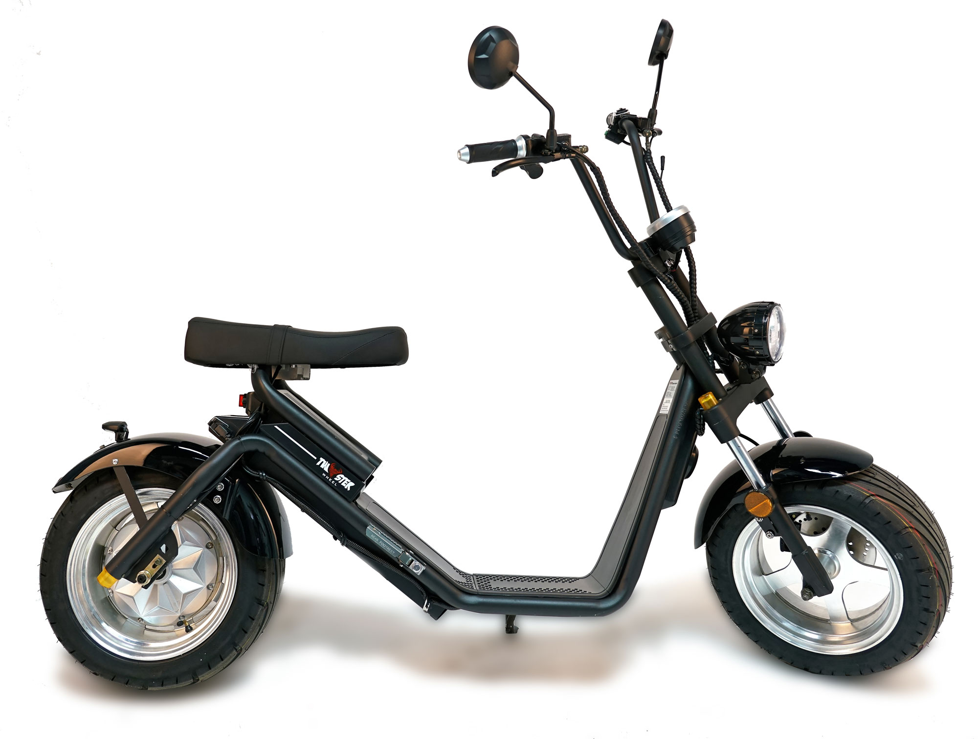 Elektro Roller 50 E Nova Motorroller Mofa Moped Lithium schwarz