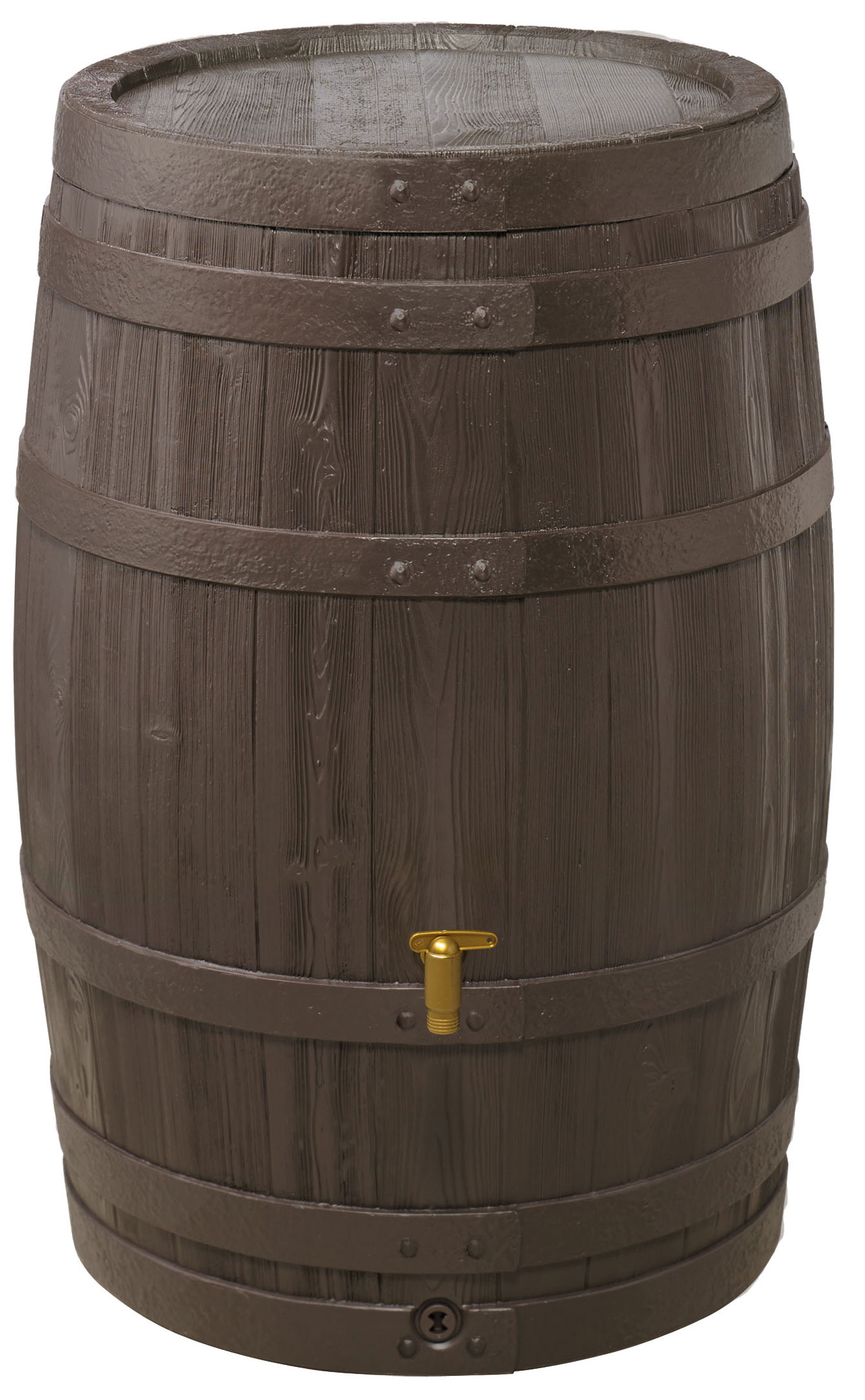 4rain Regenfass Vino 250 l braun