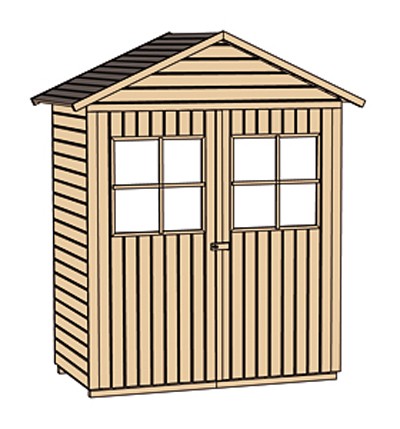 weka Garten-/Terrassenschrank 357 Gr.2, natur, Sat