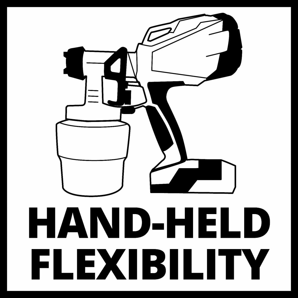 Einhell Akku-Farbsprühsystem TC-SY 18/60 Li Solo 18 V