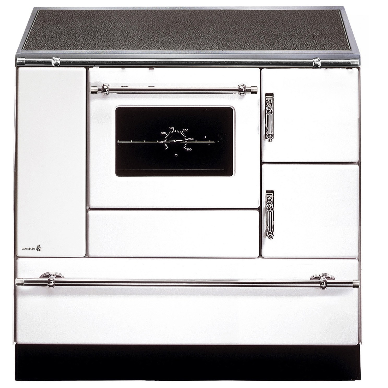 Wamsler K 138 CL 91 cm weiß, links, Stahlplatte