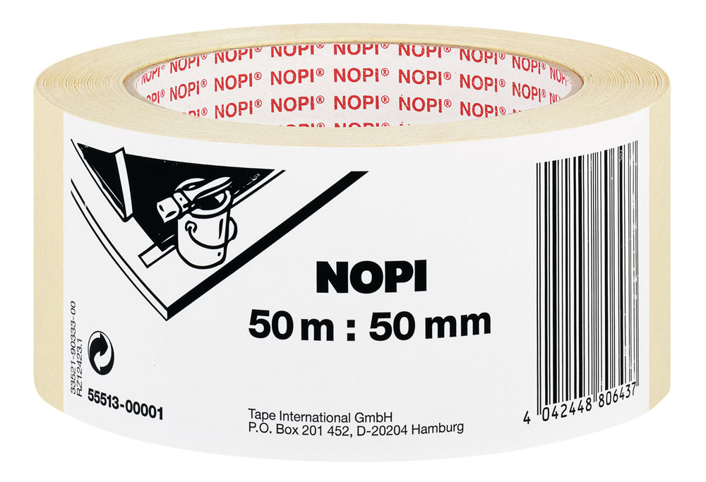 NOPI® Klebeband / Malerkrepp 50mmx50m Set 6 Rollen