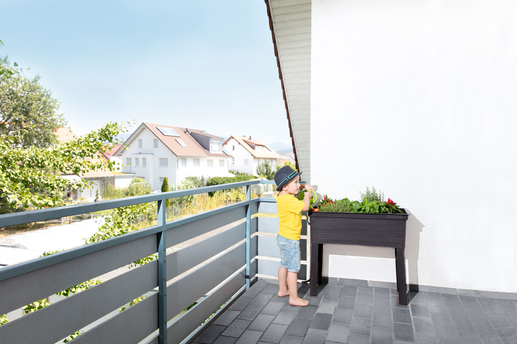 Hochbeet  Balkon-Hochbeet Urban 75x37x65cm