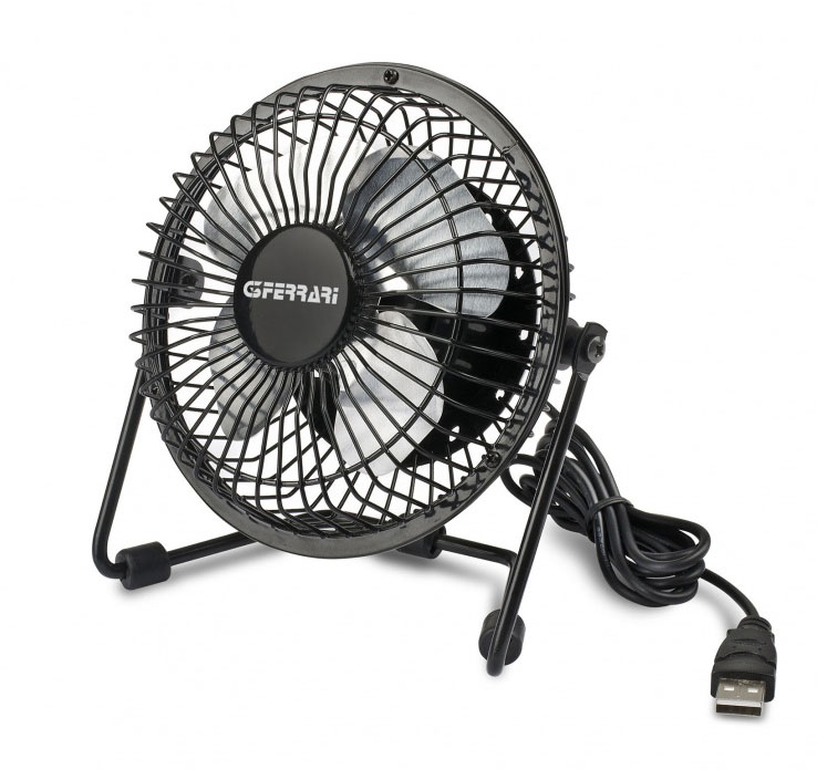 Tischventilator / USB Ventilator G3FERRARI Amico Ø20cm schwarz