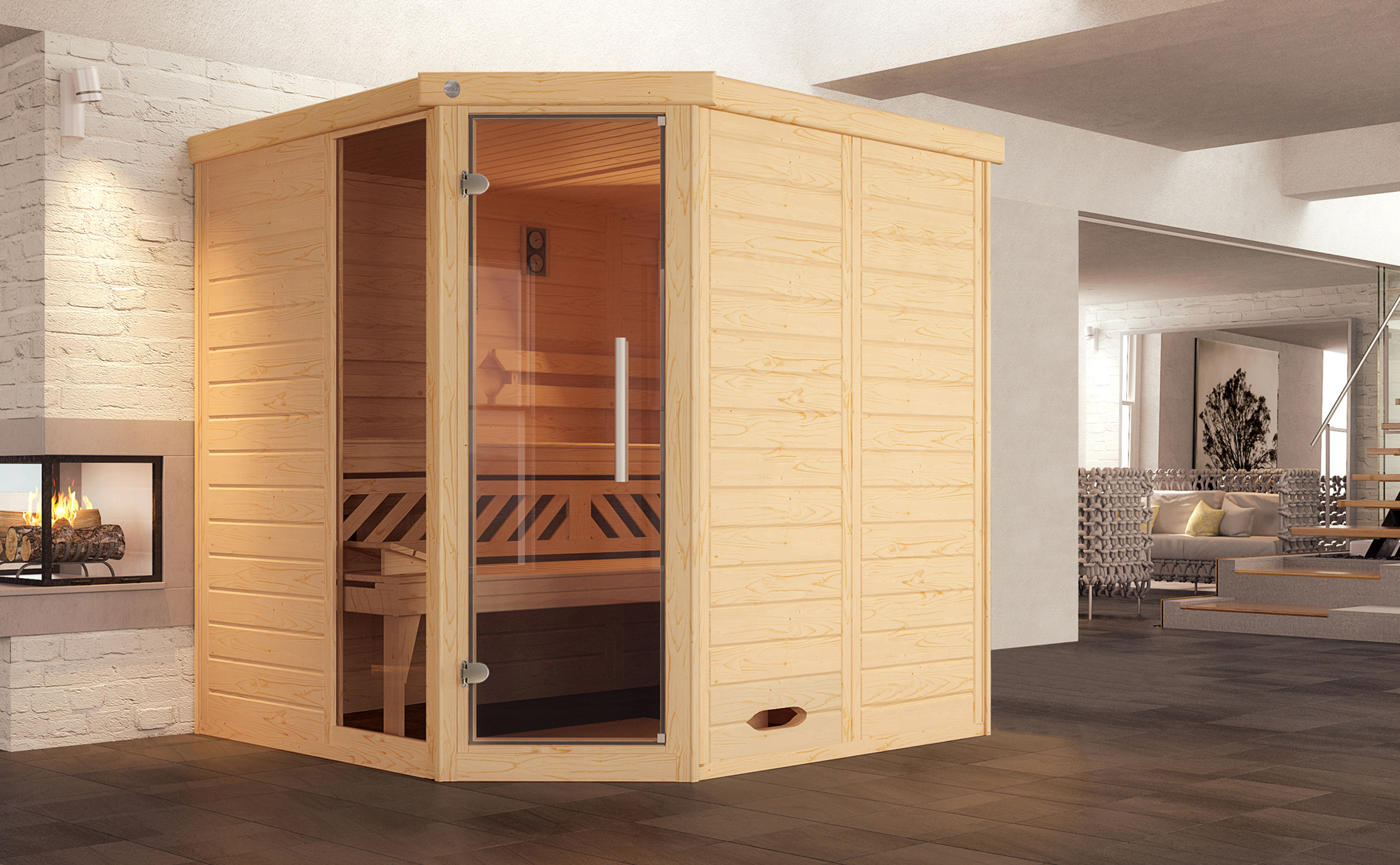 Weka Design Sauna KEMI Eck 1 GTF